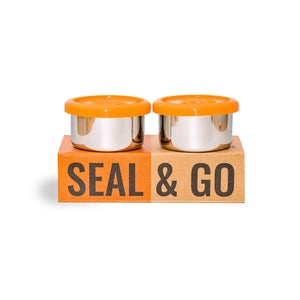 SEAL & GO LEKKSIKKER METALLBOKS 2 X 50 ML